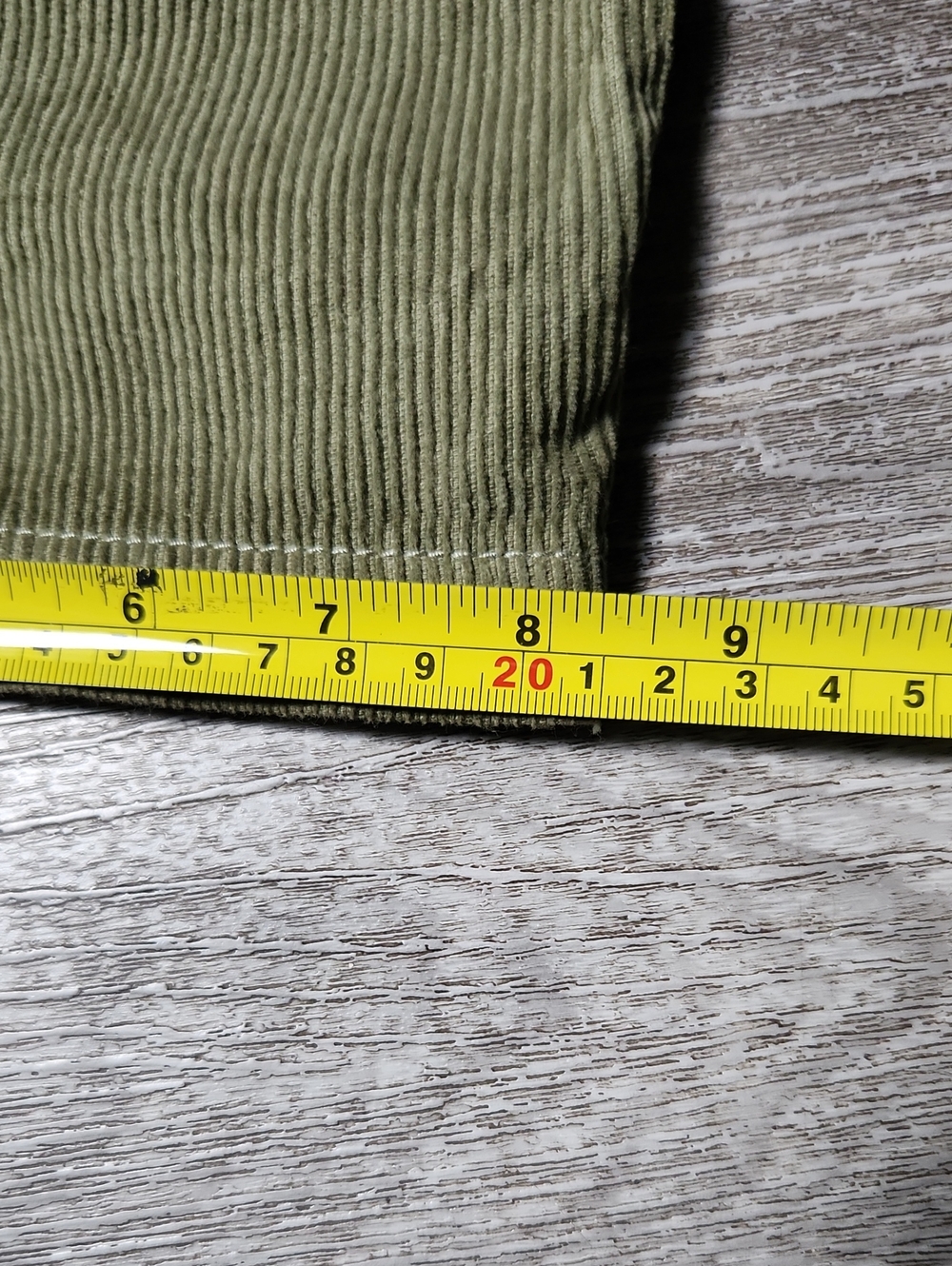 Cotton On Men's Olive Green Corduroy Drawstring Pants - Picture 5 of 5